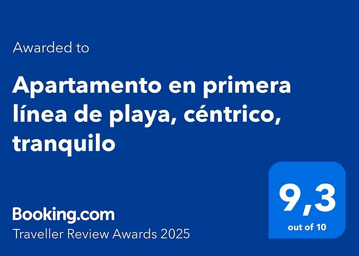 En Primera Línea De Playa, Céntrico, Tranquilo Apartamento *